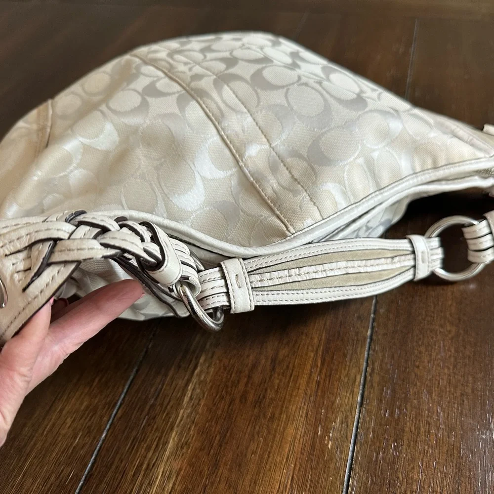 Coach Cream Hobo Bag